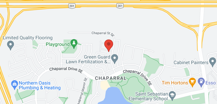 map of 7 Chaparral Point SE